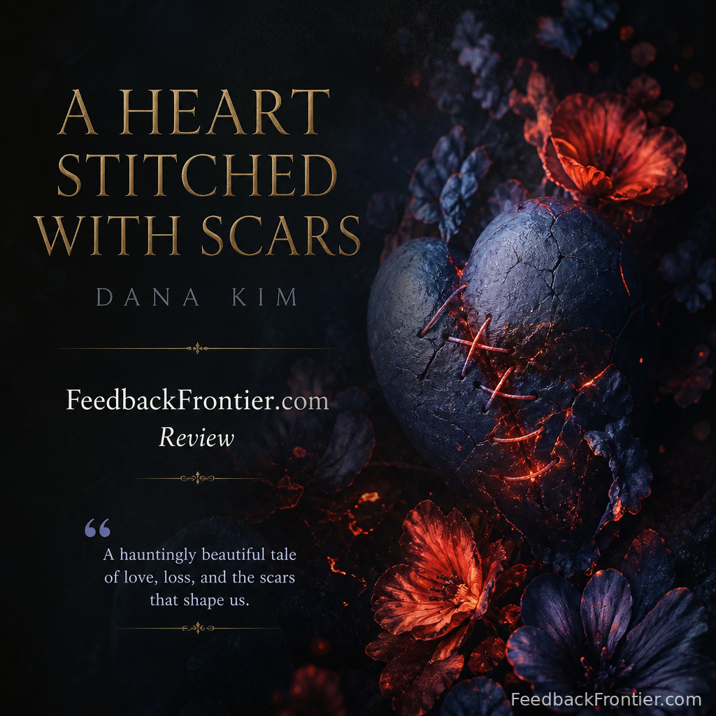 A heart stitched with scars book cover