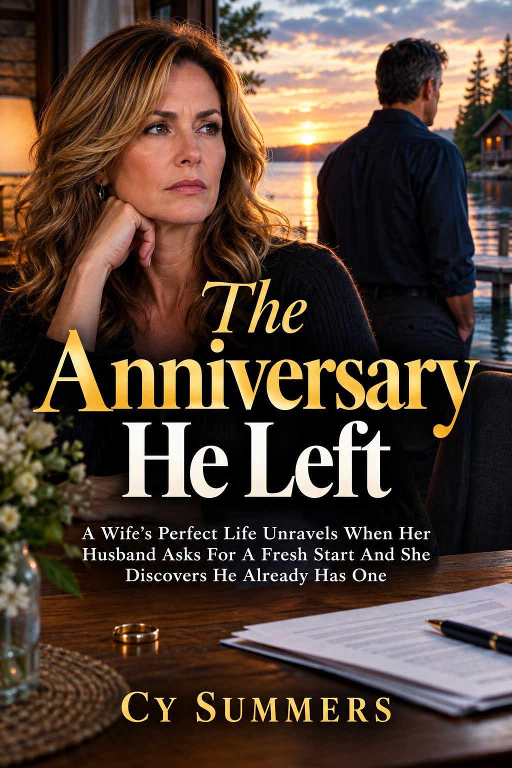 The Anniversary He Left book cover